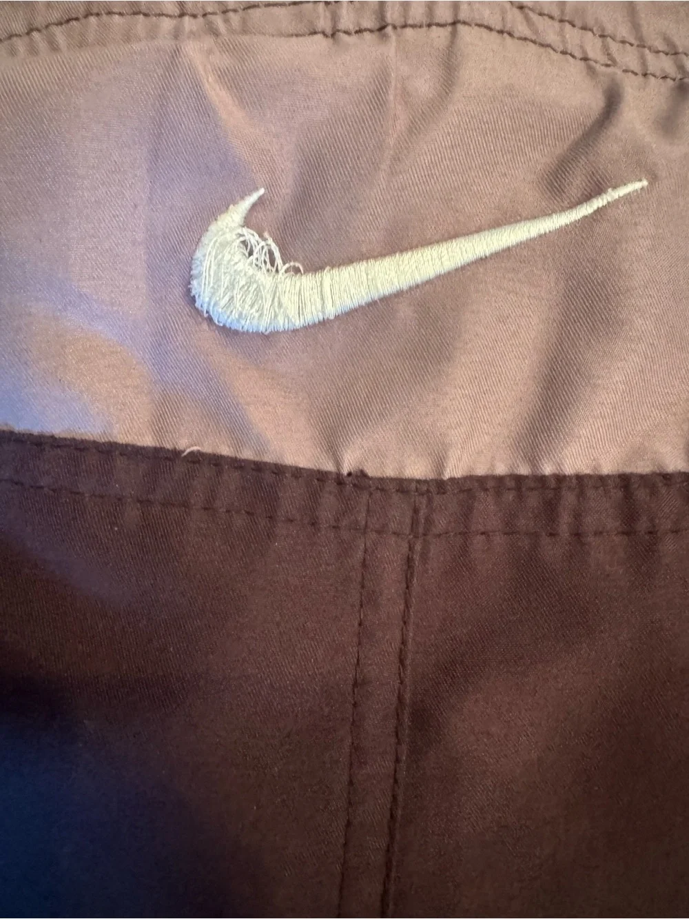 Nike Gray & White Swim Trunks Size Large – Great Used Condition